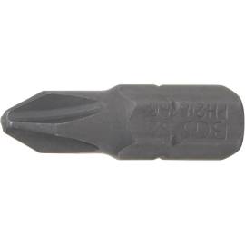 Embout Cruciforme PH2 6,3 mm (1/4) - L. 25 mm - Précision et Compatibilité, Acier, Zones Difficiles - D-Work
