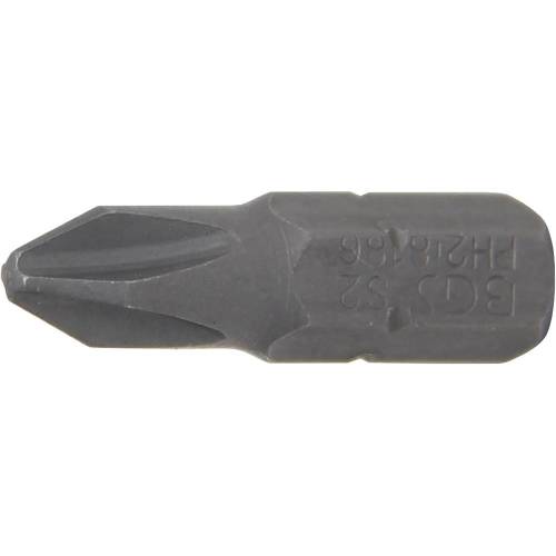 Embout Cruciforme PH2 6,3 mm (1/4) - L. 25 mm - Précision et Compatibilité, Acier, Zones Difficiles - D-Work