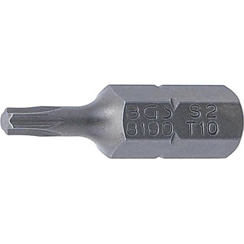 Embout Torx T10 25 mm - 6,3 mm (1/4) Profil T - Précision et Compatibilité, Acier - D-Work
