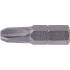 Embout Cruciforme PH3 6,3 mm (1/4) - L. 25 mm - Précision et Durabilité, Acier, Pro - D-Work