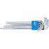 Jeu de Clés Allen Extra L. Profil T Torx T10-T50 - 9 pcs - Tête Sphérique - Précision et Accessibilité - D-Work