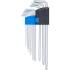 Jeu de Clés Allen Extra Long Profil T Torx T10-T50 - 9 Pièces - Tête Sphérique - Précision et Accessibilité - BGS