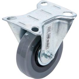 Roue Fixe Ø75 mm - Socle à Visser - Résistante et Pratique pour Mobilité Facile - BGS