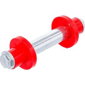 Kit d’Essieux pour Roue de Brouette 128 mm Ø20 mm - Avec 2 Douilles d’Écartement - Montage Facile et Durable - BGS