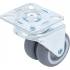 Roulette Double de Direction avec Frein Ø 50 mm - - Maniabilité et Sécurité - BGS