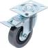 Roulette de Direction D.100 mm - Avec Frein, Socle à Visser - Mobilité et Sécurité Optimales, Acier - D-Work
