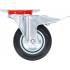 Roulette de Direction Ø100 mm - Avec Frein, Socle à Visser - Mobilité et Sécurité Optimales - BGS