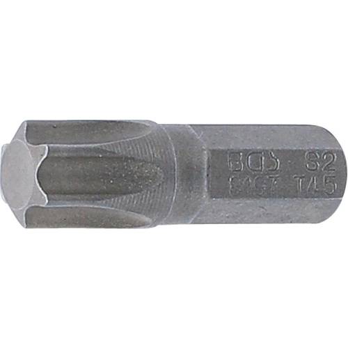 Embout Torx T45 6,3 mm (1/4) - L. 25 mm - Précision et Durabilité, Acier, Pro - D-Work