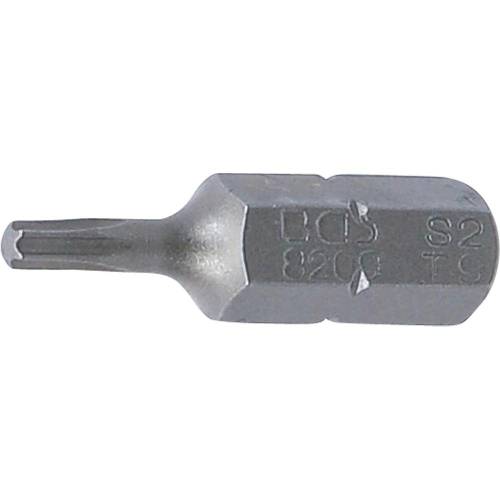 Embout Torx T9 6,3 mm (1/4) - L. 25 mm - Profil T pour Vis Torx - Précision et Durabilité, Acier - D-Work