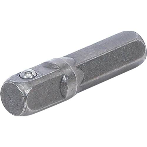 Adaptateur à Cliquet pour Embouts 6,3 mm (1/4 ) - Mâle 6,3 mm (1/4 ), 30 mm - Acier Résistant - Compatibilité et Praticité - BGS