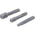 Jeu d'Adaptateurs SDS Mâle 6,3 mm, 10 mm, 12,5 mm - 3 pcs - Compatibilité et Polyvalence - Acier - D-Work