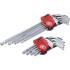 Jeu de Clés Allen Longues Profil T Torx T10-T50 - Six Pans Femelle 1,5-10 mm - 18 pcs - Précision et Robustesse - D-Work