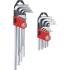 Jeu de Clés Allen Longues Profil T Torx T10-T50 - Six Pans Femelle 1,5-10 mm - 18 pcs - Précision et Robustesse - D-Work