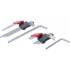 Jeu de Clés Allen Longues Profil T Torx T10-T50 - Six Pans Femelle 1,5-10 mm - 18 pcs - Précision et Robustesse - D-Work