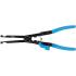 Pince à Colliers d'Échappement 305 mm - Acier, 0,5 kg - Serrage Précis et Durable, Pro - D-Work