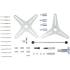 Jeu d Outils pour Embrayages 38 pcs - Polyvalent et Complet, Acier, Pro - D-Work
