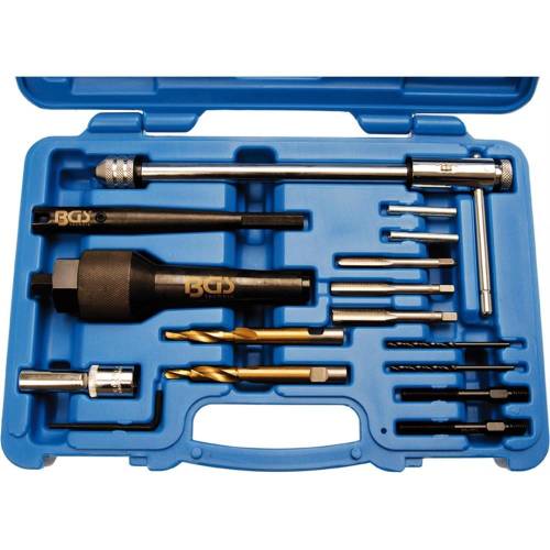Kit de Réparation Filets et Démontage Bougies de Préchauffe M8 M10 - 17 Pièces - Insert Servante d Atelier - Pratique et - BGS