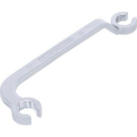 Clé à Œil Ouverte 17 mm - Pour Tuyaux d’Injection Diesel - Précision et Durabilité - BGS