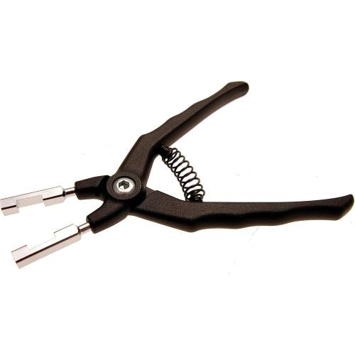 Pince de Démontage Raccords Rapides Carburant - 13,4x2,3 cm - Acier, Précision et Sécurité - - BGS