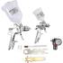 Kit de Pistolets à Peinture avec Régulateur - 1,66 kg, 14,2 x 15,6 x 22,7 cm - Polyvalent et Précis - D-Work