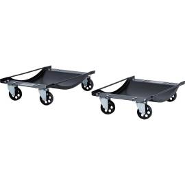 Chariots de Déplacement pour Véhicules Légers - 1 Paire, 450 kg - Acier Robuste, Mobilité Facile - - BGS