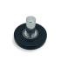 Roulette de Direction pour Chariot - 178 x 81 x 314 mm - Résistante et Maniable, Acier - D-Work