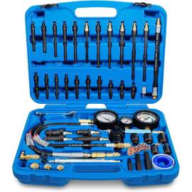 Compressiomètre et Contrôleur de Fuite pour Moteurs Essence Diesel - 8401 - Précision et Fiabilité pour Diagnostic - D-Work