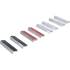 Jeu de Mors de Protection pour Étau 125 mm - Aluminium - 8 Pièces - Protection et Préservation de l Étau - BGS