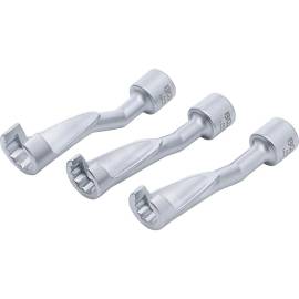 Jeu de Clés à Pipe à Tuyauter 12,5 mm - 14/17/19 mm - Acier Résistant - Précision et Confort d Utilisation - D-Work