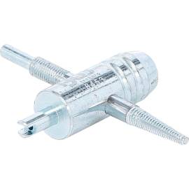 Taraud pour Filets de Soupape - 94 x 16 x 143 mm - Acier Résistant - Usinage Précis et Durable - D-Work
