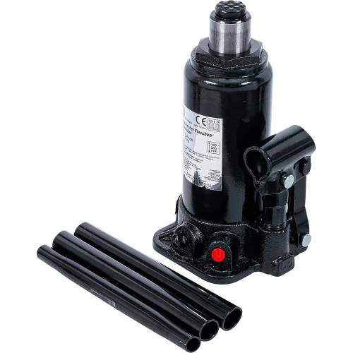 Cric à Vérin Hydraulique 5 t - Compact 124 x 113 x 201 mm - Acier Robuste - Levage Sécurisé et Pratique - D-Work