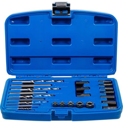 Jeu d Extracteurs de Vis HSS 25 pcs - Acier Haute Vitesse - Déblocage Facile et Rapide, Pro - D-Work