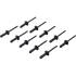 Rivet Pop Plastique 10 Pièces 5,0 x 15,8 mm - Léger et Résistant - Fixation Facile - BGS