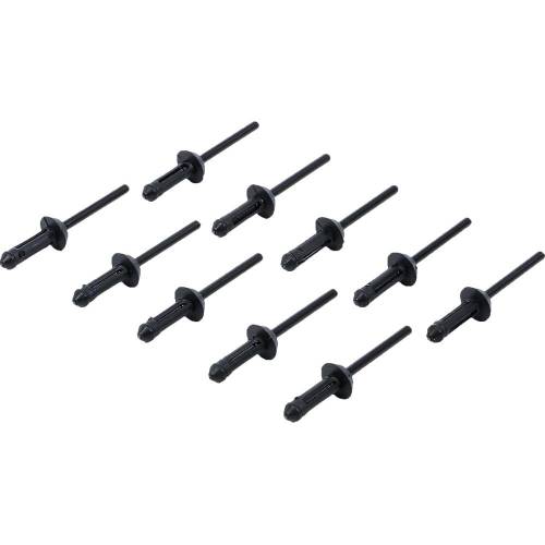 Rivet Pop Plastique 10 Pièces 5,0 x 15,8 mm - Léger et Résistant - Fixation Facile - BGS