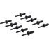 Rivet Pop Plastique 10 pcs 6,6 x 17,2 mm - Léger et Résistant - Fixation Facile, Pro - D-Work
