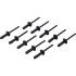 Rivet Pop Plastique 5,0 x 17,2 mm - Lot de 10 pcs - Fixation Légère et Durable - D-Work