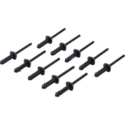 Rivet Pop Plastique 5,0 x 17,2 mm - Lot de 10 Pièces - Fixation Légère et Durable - BGS