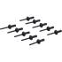 Rivet Pop Plastique 5,0 x 17,2 mm - Lot de 10 pcs - Fixation Légère et Durable - D-Work