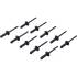 Rivet Pop Plastique 10 Pièces 5,0 x 15,8 mm - Léger et Résistant - Fixation Facile - BGS