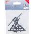 Rivet Pop Plastique 10 pcs 5,0 x 15,8 mm - Léger et Résistant - Fixation Facile, Pro - D-Work