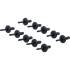 Rivet Pop Plastique 10 Pièces 6,3 x 25,2 mm - Léger et Résistant - Fixation Facile - BGS