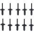 Rivet Pop Plastique 10 pcs 6,3 x 25,2 mm - Léger et Résistant - Fixation Facile, Pro - D-Work