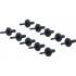 Rivet Pop Plastique 10 Pièces 6,3 x 25,2 mm - Léger et Résistant - Fixation Facile - BGS