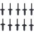Rivet Pop Plastique 10 Pièces 6,3 x 25,2 mm - Léger et Résistant - Fixation Facile - BGS