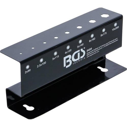 Support pour article 8484 - 26,6 x 9,8 x 6 cm - Plastique Résistant - Fixation Stable et Pratique - D-Work