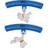 Jeu de Protections de Bords de Jantes 150 mm - 2 pcs - Protection et Sécurité des Jantes, Plastique - D-Work