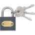 Cadenas Type S 32 mm - Acier, Compact et Sécurisé - BGS