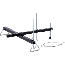 Support Moteur Universel 315 kg - Préhsion 2 et 3 Points - Solide et Stable pour Mécanique, Acier - D-Work