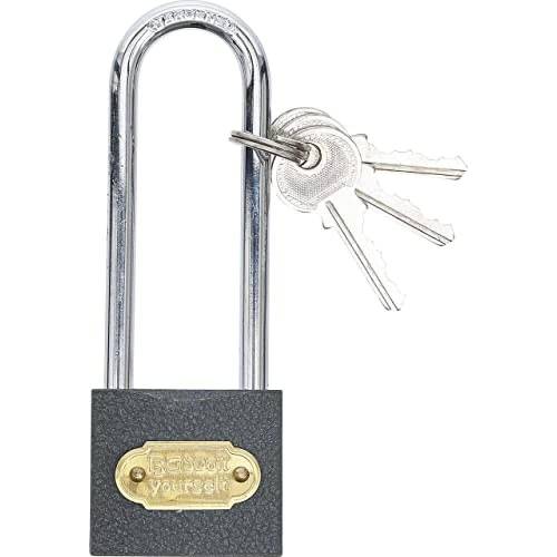 Cadenas Type L Arceau Extrahaut - 87x27x147 mm - Acier, Sécurité Renforcée - - BGS
