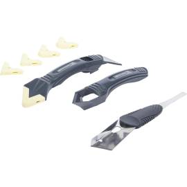 Décolleur de Joint Silicone et Jeu de 8 Spatules - 8 Pièces - Polyvalent et Pratique pour Décapage Facile - BGS